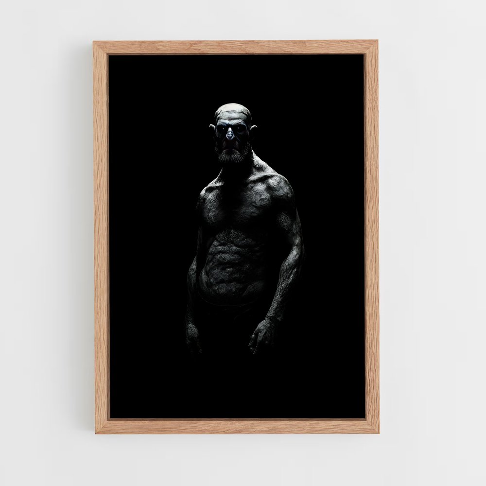 Poster Khamzat de chimaev – affiche MMA (vue 4)